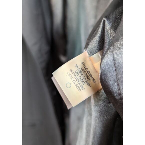 Elie Tahari Blazer Women 2 XS Wool Black 3 Button Suit Jacket Business Office - Picture 10 of 15